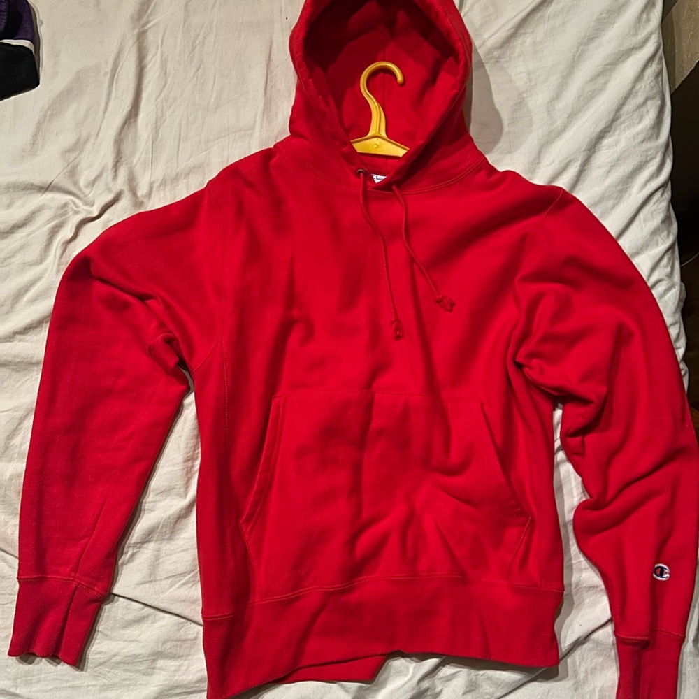 Champion Bold Red Pullover Hoodie